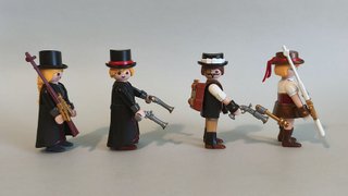 Playmobil Lote 4 Figuras Steampunk