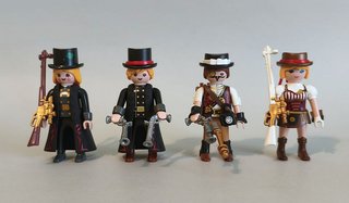 Playmobil Lote 4 Figuras Steampunk