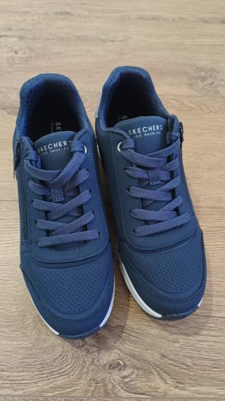 Skechers Azul y Plateado