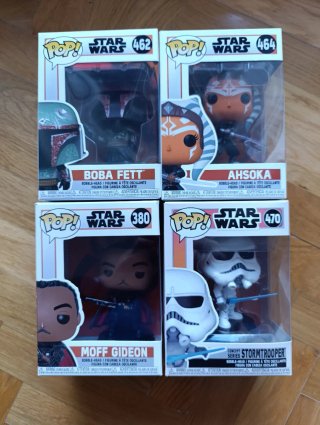 Lote de Funkos de Star Wars