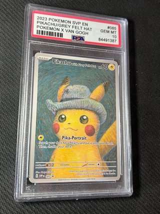Pikachu Van Gogh PSA 10 custom
