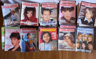 Lote 134 revistas cine PREMIÈRE 1978-1990