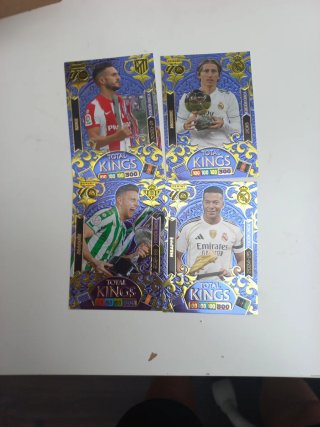 Cromos Total Kings Panini (4 unidades)