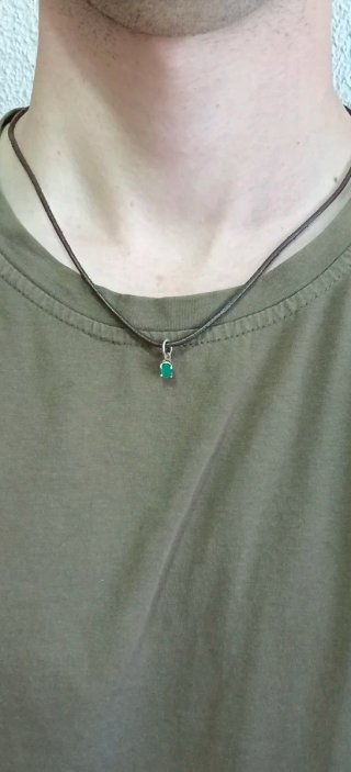 Colgante de esmeralda