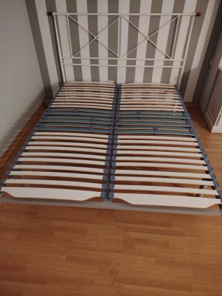 Cabecero Cama Matrimonio Metal y Madera