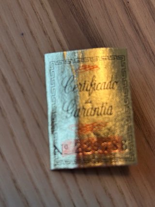 Aguja de corbata Vid chapada en oro