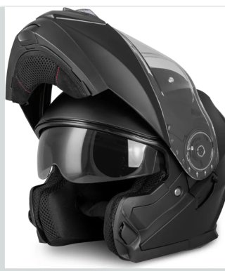 Casco Moto Integral Negro