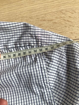 Camisa Dolores Promesas Cuadros Azul Talla M