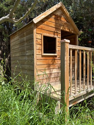 Casita de madera para niños