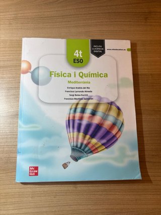 Libros primer bachillerato científico.