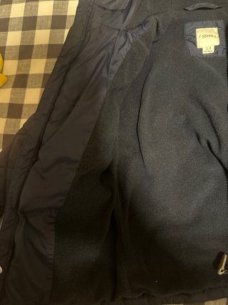 Anorak guateado azul marino