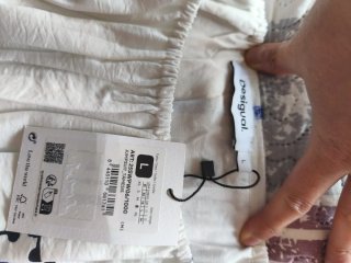 Mono Desigual Blanco y Azul Talla L
