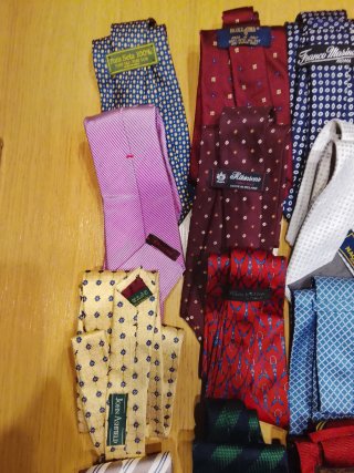 Z) 16 Cravatte Eleganti Uomo
