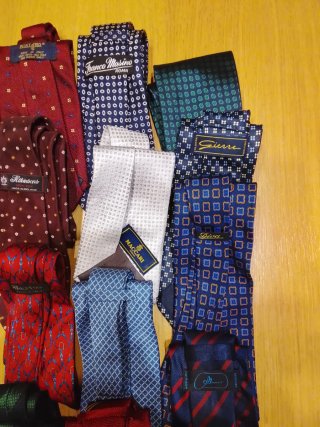 Z) 16 Cravatte Eleganti Uomo