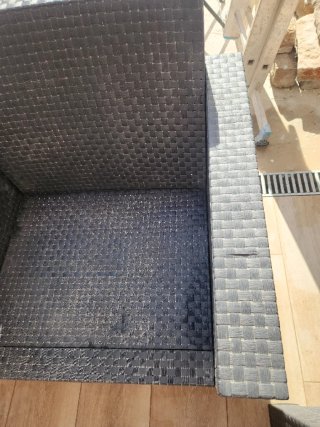 Conjunto Sofás Exterior Ratán Antracita