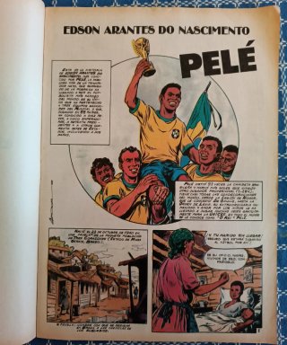 Cómic Biografías n°10 Serie Deporte PELÉ 1984