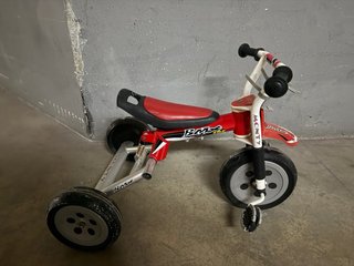 Triciclo Monty BMX Rojo y Plateado