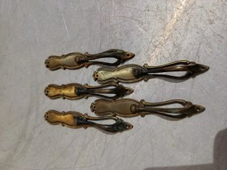 Tiradores de muebles vintage (5 unidades)