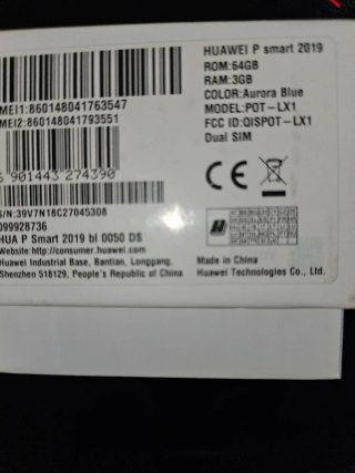 Huawei P Smart 2019 Negro