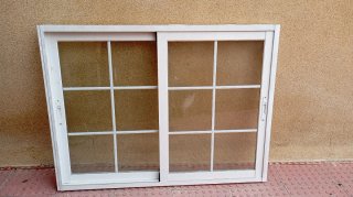 PRECIO A CONVENIR Ventana corredera aluminio blan