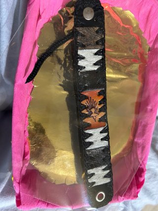 Pulsera Peruana Artesanal Cuero precio cada una