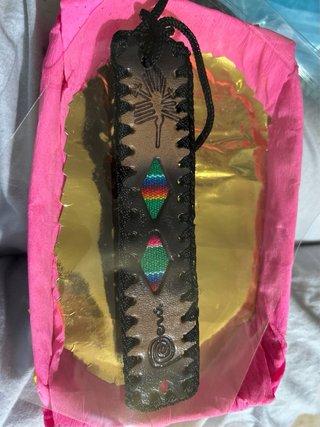 Pulsera Peruana Artesanal Cuero precio cada una