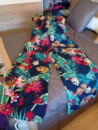 Mono pantalón estampado floral