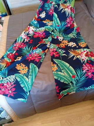 Mono pantalón estampado floral