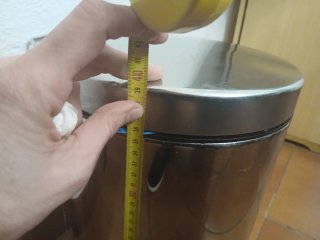 Cubo de basura 9L acero inoxidable