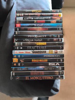 Lote 18 DVDs Acción/Suspense