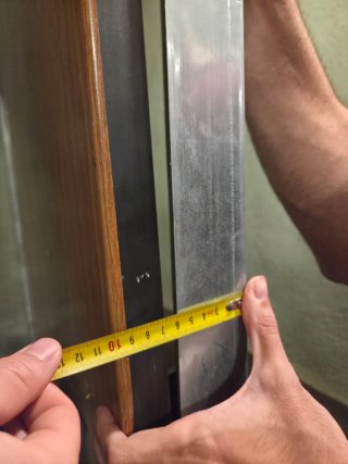 Puerta antiokupa madera