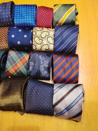 Y) 16 Cravatte Eleganti Uomo
