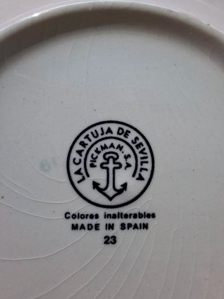 Juego de café/té La Cartuja Sevilla