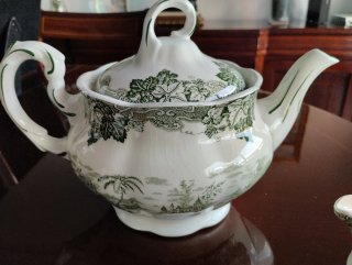 Juego de té La Cartuja de Sevilla