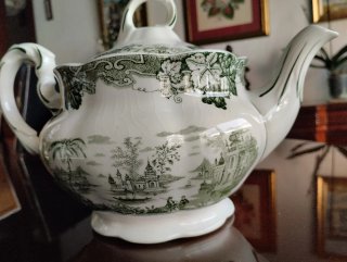 Juego de té La Cartuja de Sevilla