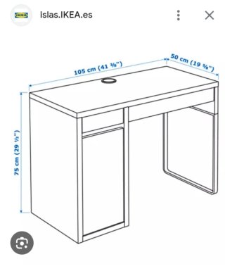 Urge venta, bajo el precio Escritorio Ikea Blanco