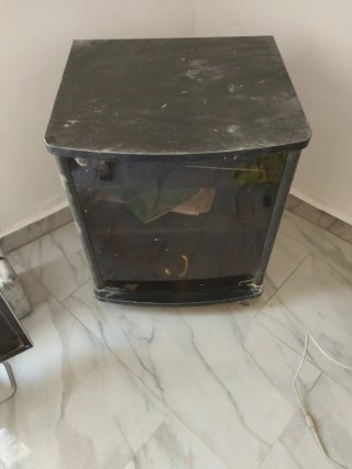 Mesa de TV con cristal
