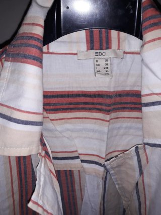 Camiseta sin mangas a rayas M