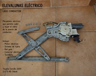 Elevalunas Eléctrico Toyota Corolla 2005