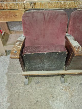 Butacas de cine teatro vintage MBM