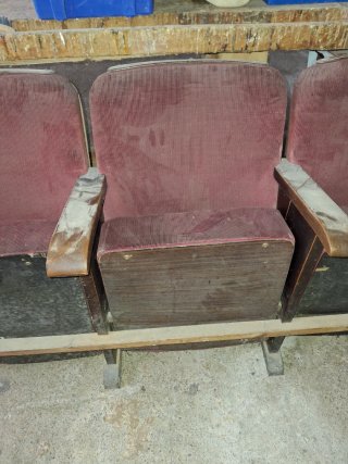 Butacas de cine teatro vintage MBM