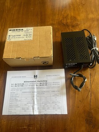 Alimentatore Hesa 12V 5A 230V AC