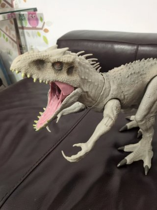 Juguete Dinosaurio Gris