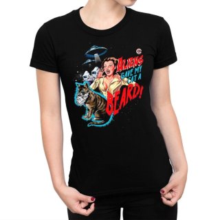 Camiseta Gato con Barba