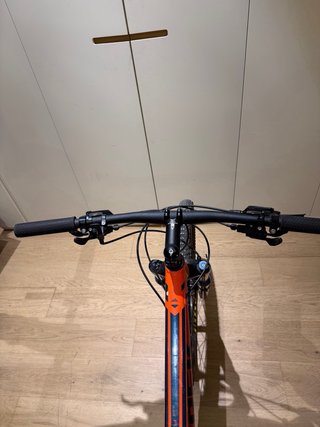 Bicicleta de montaña Trek naranja talla L