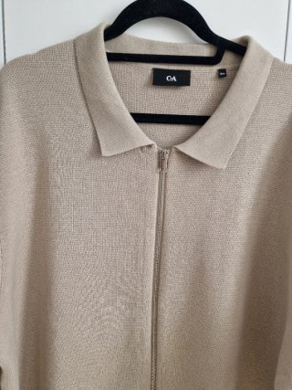 Chaqueta C&A Beige Cremallera Talla XXXL