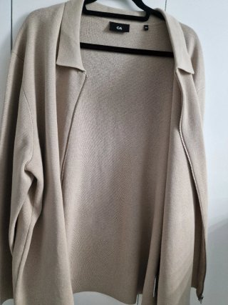 Chaqueta C&A Beige Cremallera Talla XXXL