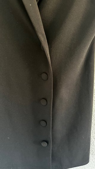 Vestido negro Zara estilo traje