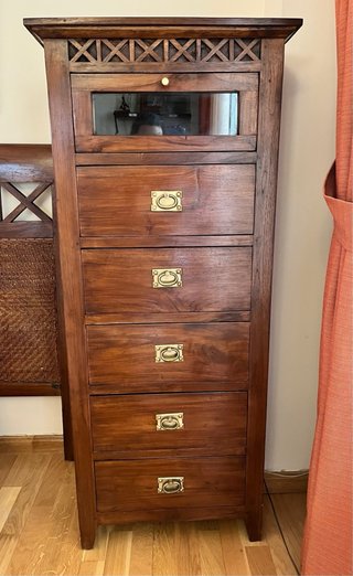 Dormitorio Completo Banak Madera Maciza Teca