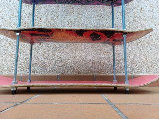 Estantería de Skateboards DIY